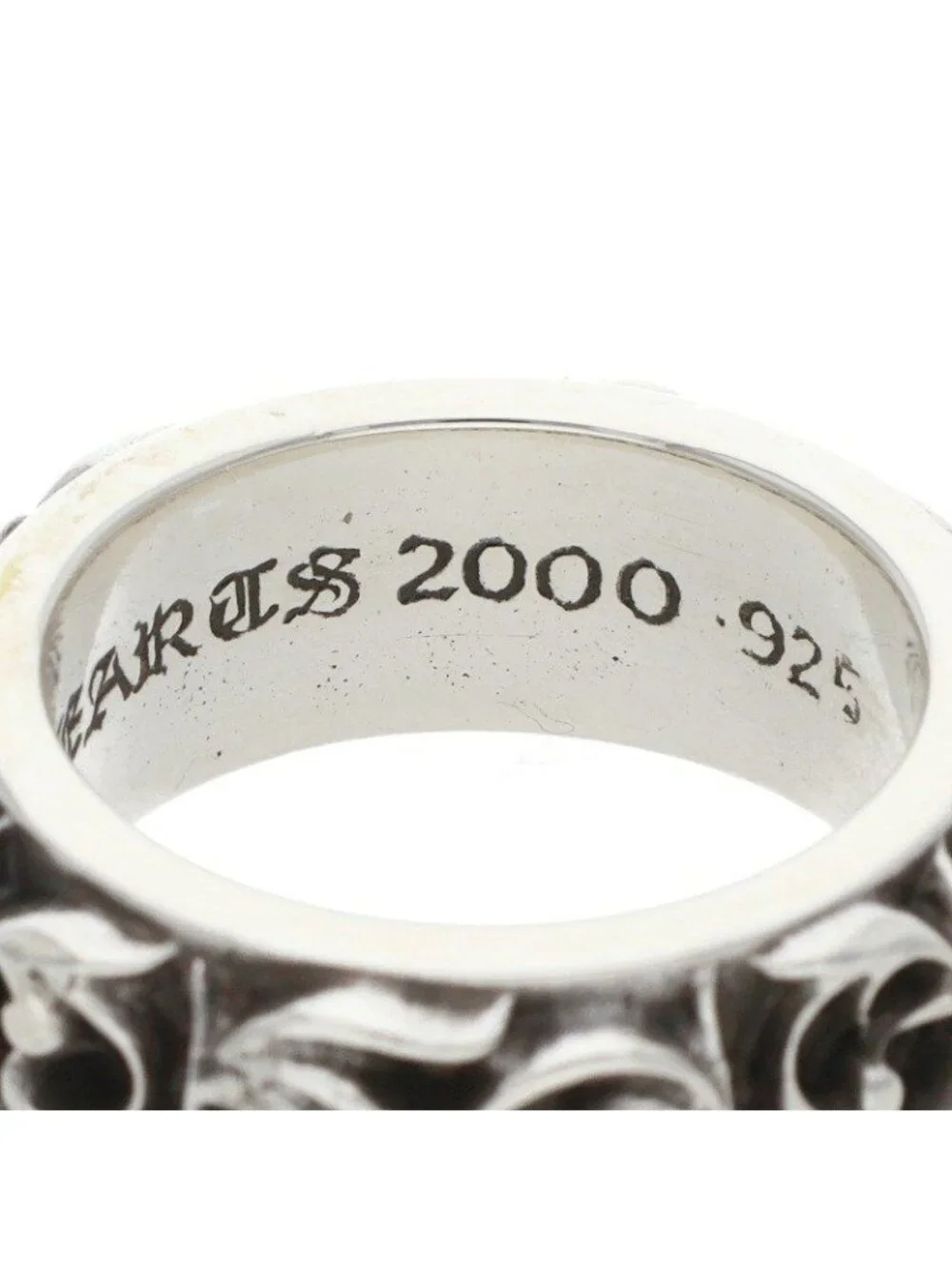 Chrome Hearts Etrnity Vine Band Eternity Silver Ring